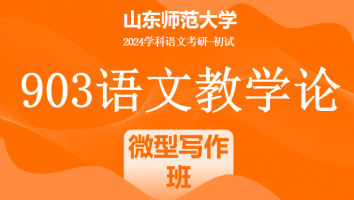 2024年山东师范大学903语文教学论考研辅导课程|微型写作班