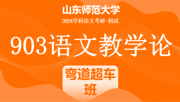 2024年山东师范大学903语文教学论考研辅导课程|弯道超车班
