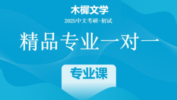 2025届中文系考研1V1定制高端课程|专业一培优班